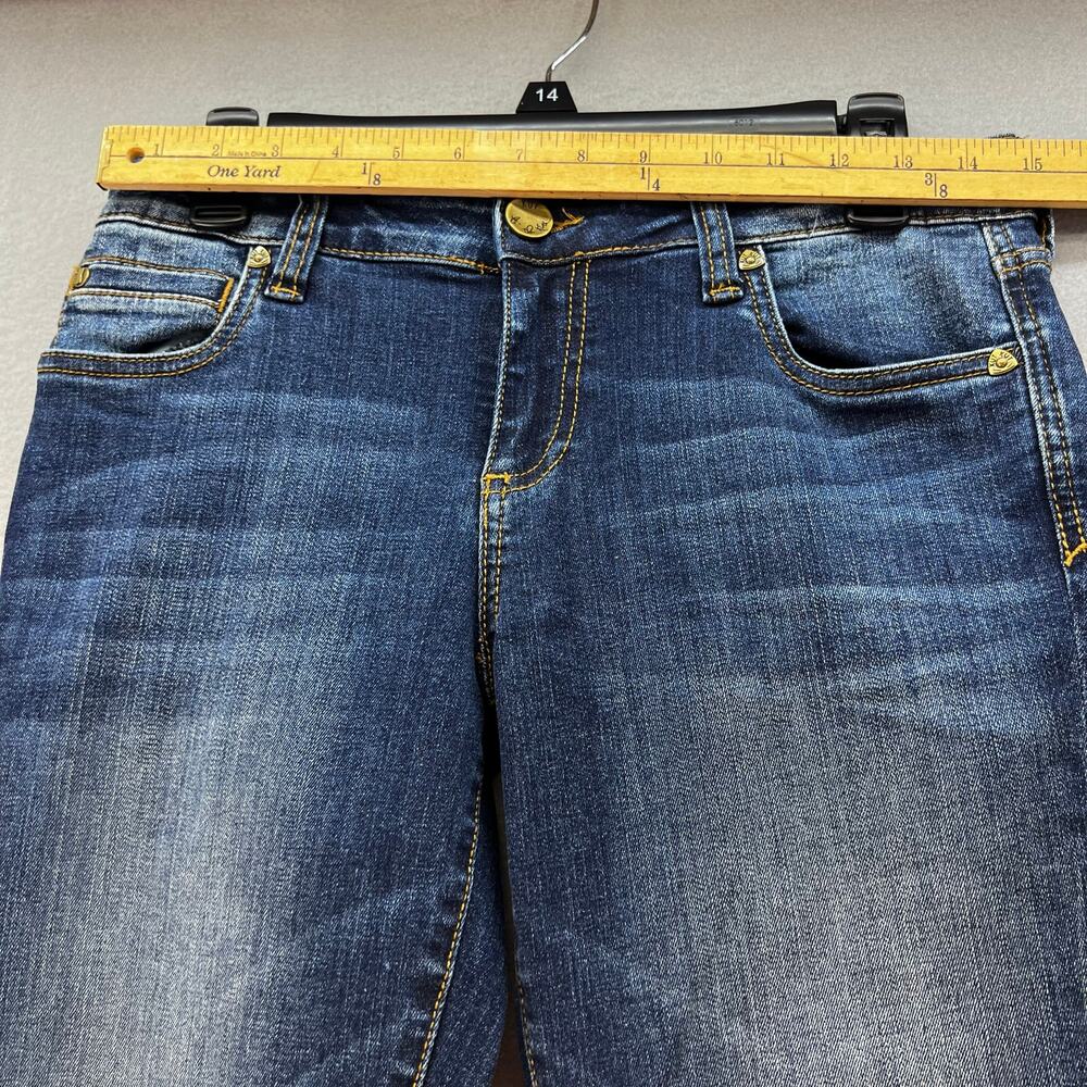 Kut from the Kloth Jeans Women's 6S Blue Toothpick Skinny Classic Minimalist - Picture 12 of 16